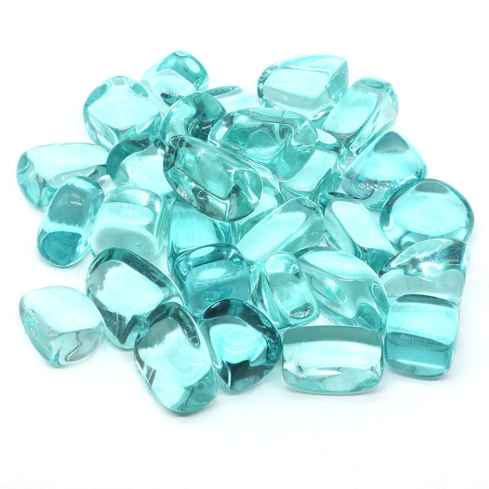 Marine Aquarium Gravel - Obsidiana azul océano, piedras caídas, cristales