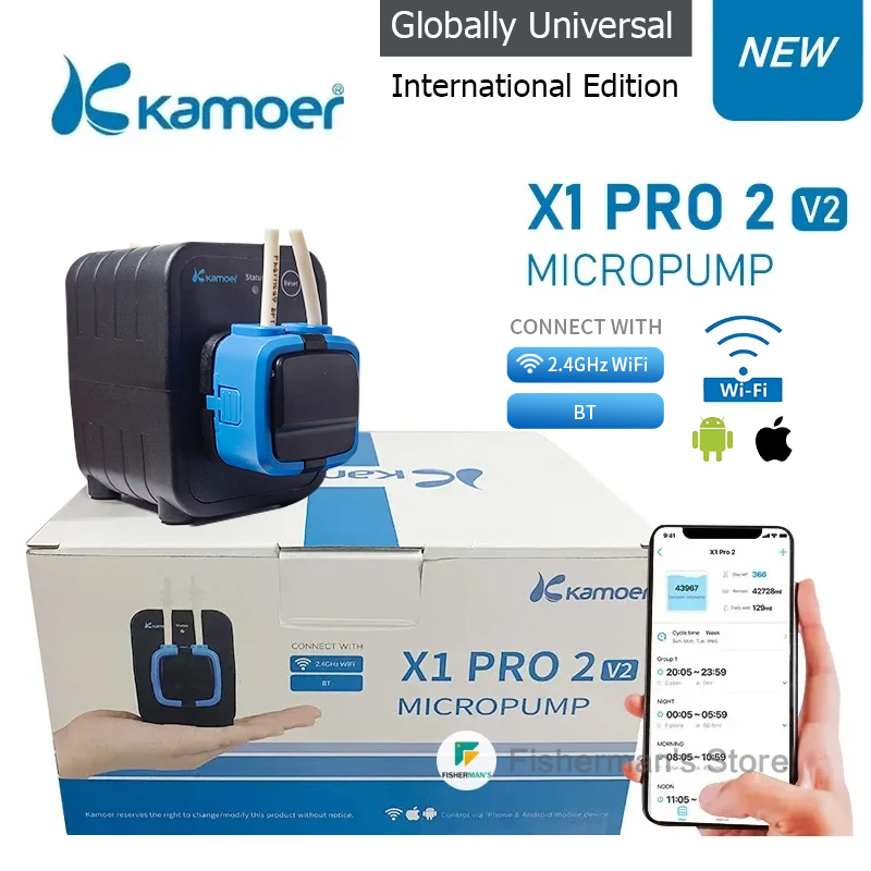 Marine Aquarium Equipment - Kamoer-bomba dosificadora X1 PRO 2 V2