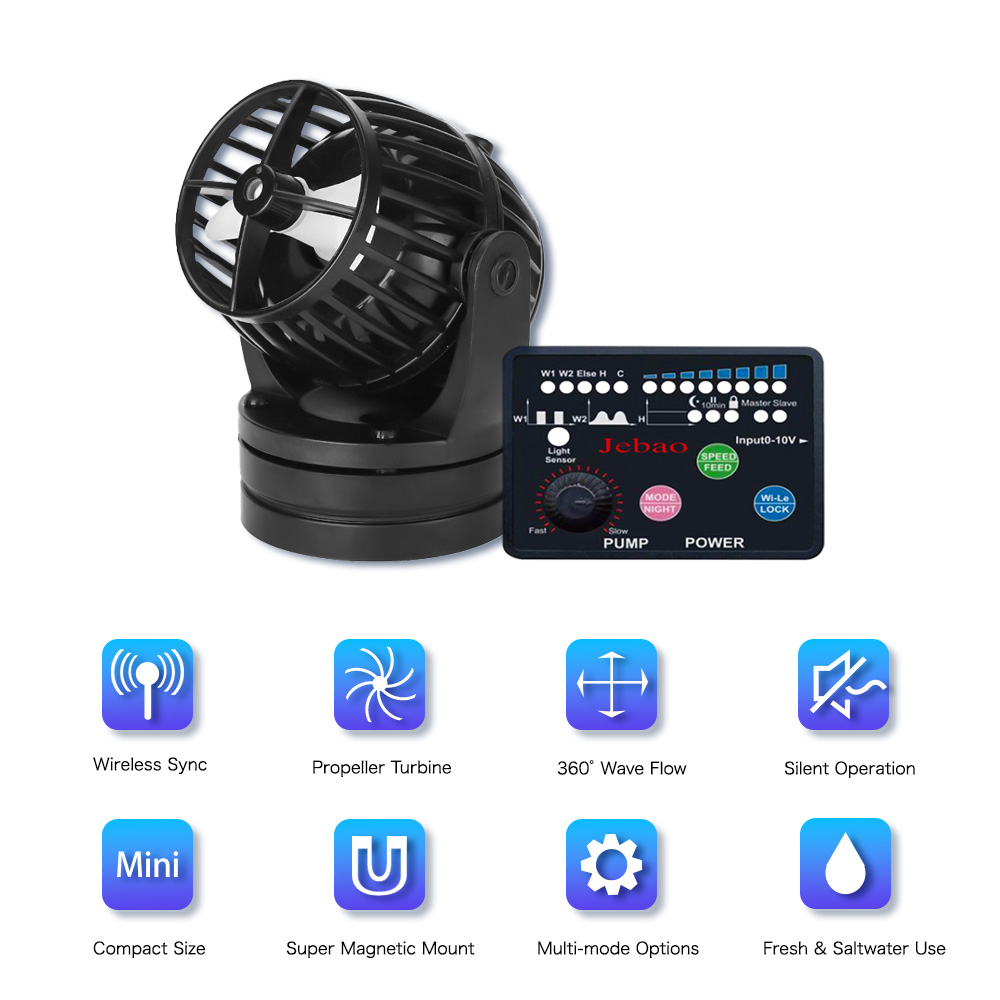 Bomba Generadora de Olas Jebao - Marine Aquarium Wave Maker reseña y precio
