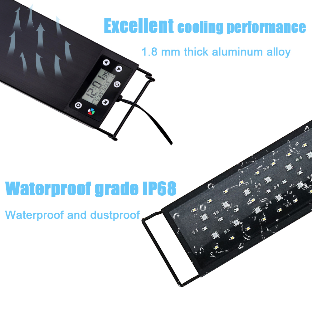 Lámpara LED de espectro comple - Aquarium Marine Lights reseña y precio