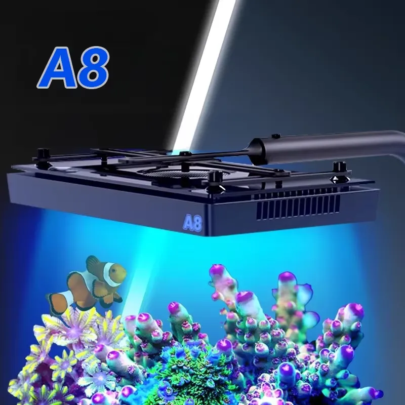 Lámpara LED Marina A8SE II Max - Aquarium Marine Lights reseña y precio