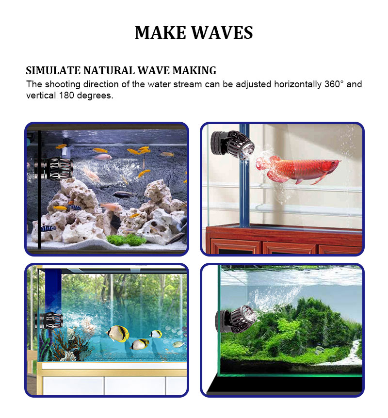 Bomba de flujo LBS-30 con cont - Marine Aquarium Wave Maker reseña y precio