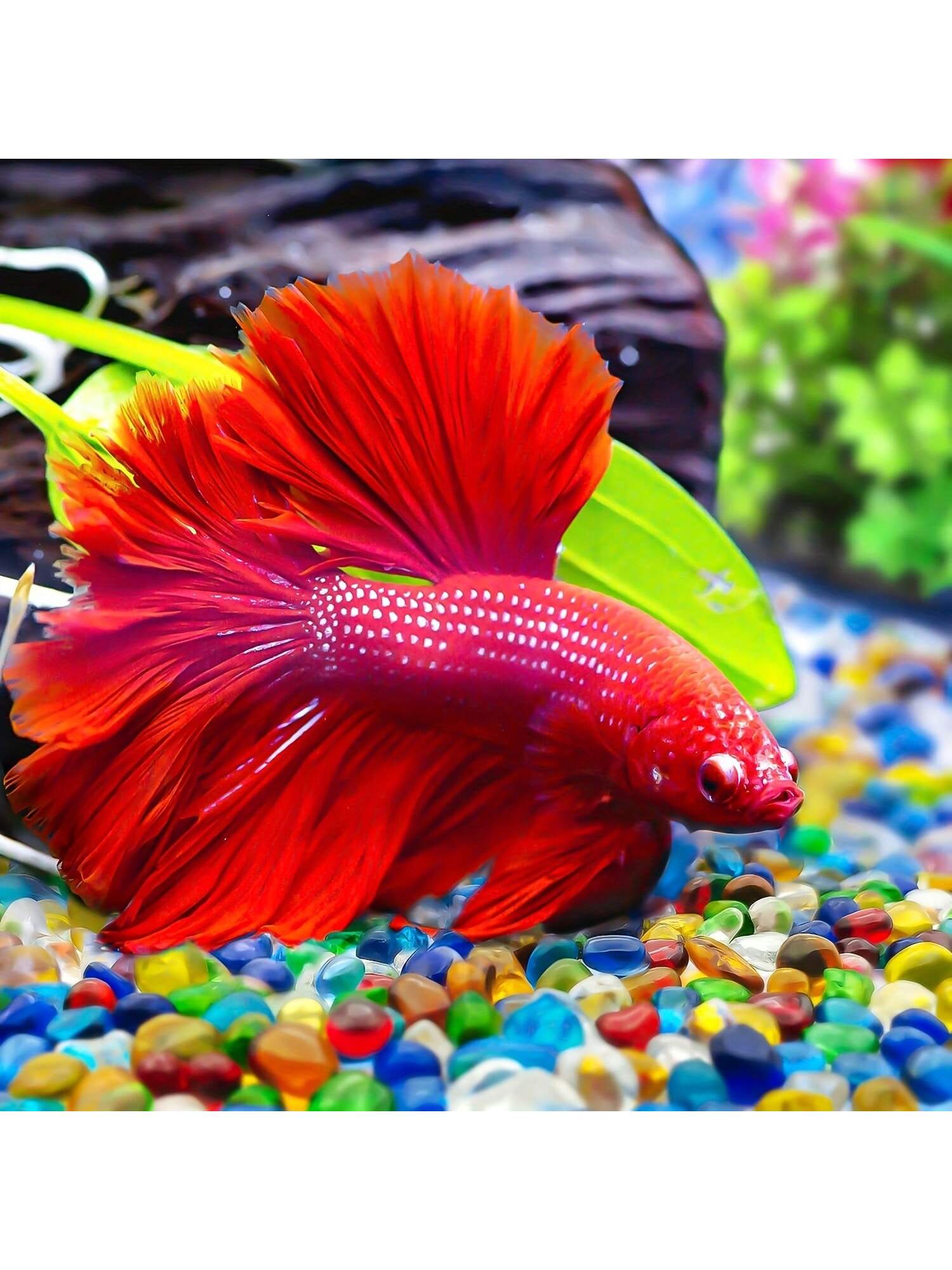 Grava de vidrio azul, piedras  - Marine Aquarium Gravel reseña y precio
